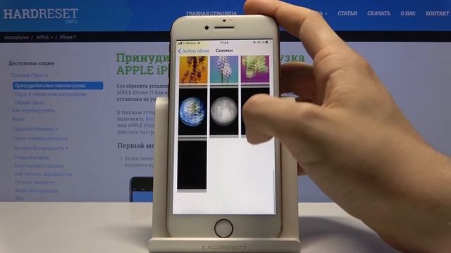 Как поменять обои на iPhone 7 — Персонализация устройства