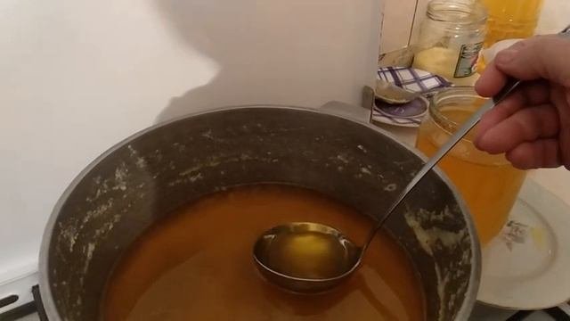 Топленое масло из сливочного.