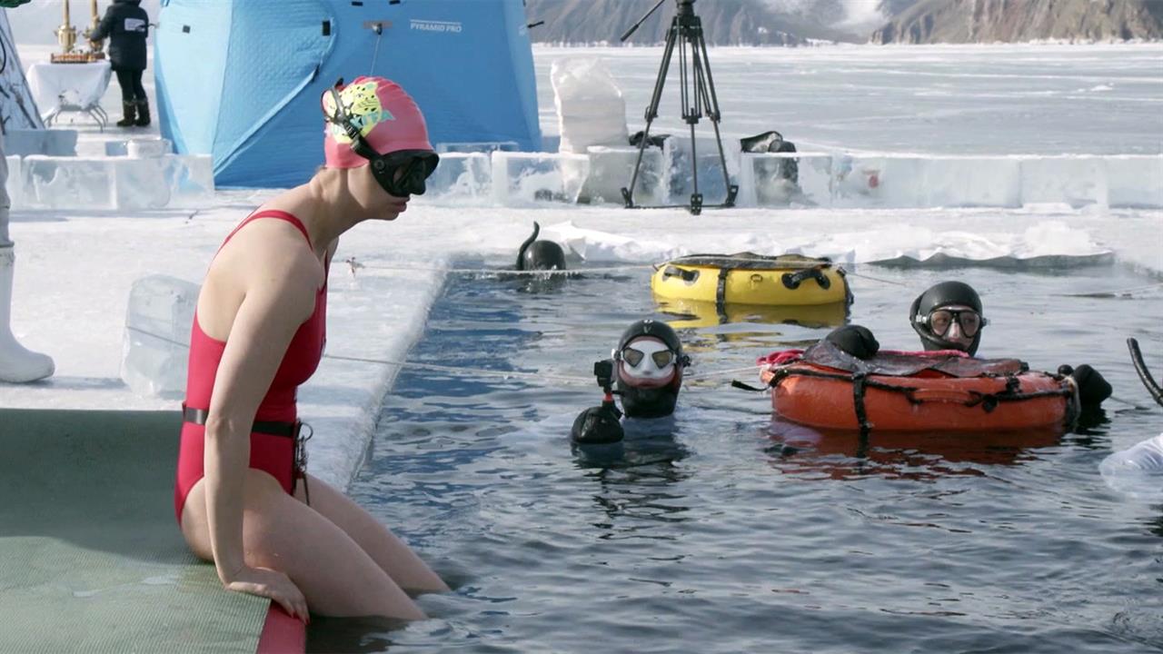 Мария Ольшевская установила новый рекорд России по подледному фридайвингу