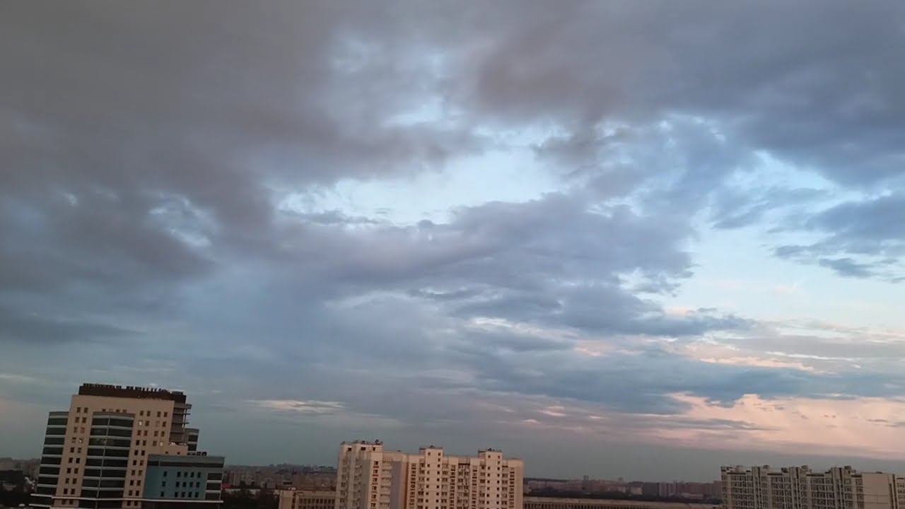 Красивое вечернее небо над Москвой!Закат.#москва#вечер#moscow #релакс #красота #природа #отдых