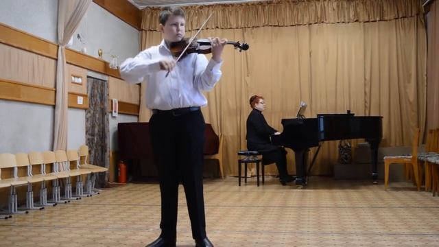 Ершов Костя, 12 лет. Карл Бом, Венгерская мазурка смотреть онлайн