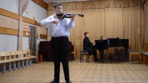 Ершов Костя, 12 лет.  Карл Бом,  Венгерская мазурка