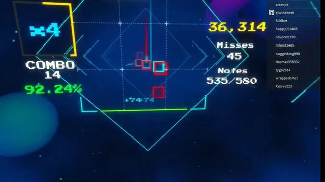 прохождение карты doki doki (Sound Space) смотреть онлайн