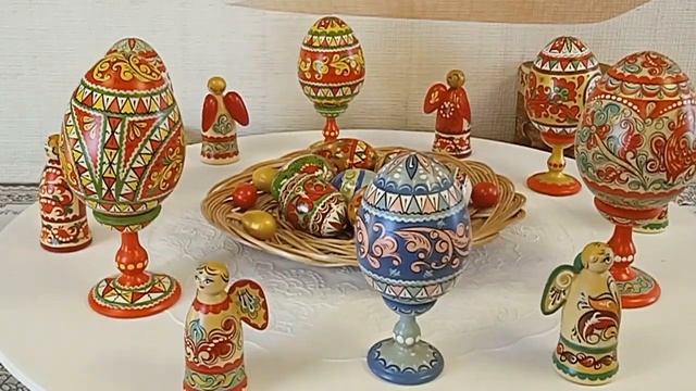 Пасхальные яйца расписные. Декор Севера # 57