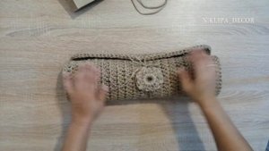 Коврик из джута для ванной комнаты