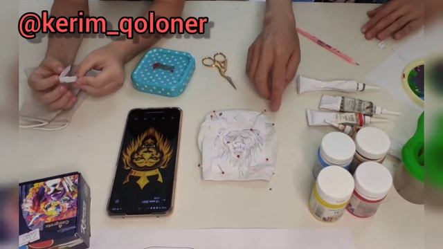 Принт легко!  Маскаға крутой сурет саламыз? Маска с крутым принтом смотреть онлайн