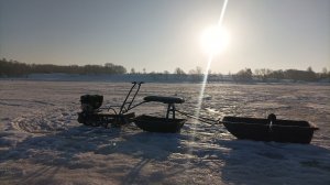 Волга! Разведка новых локаций! Подледный фидер опять рулит!