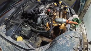 Замена уплотнительный колец свечных колодцев Subaru Legacy/Outback
