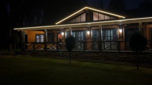 Наружное освещение загородного дома