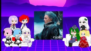 Re:Zero react Subaru As Vergil(TikTok)(Primeiro video de AS)