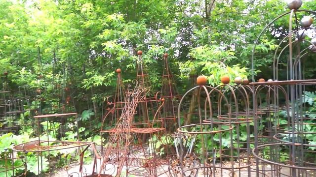 Опора для роз и клематисов - садовый обелиск "Купол" от Qgarden смотреть онлайн