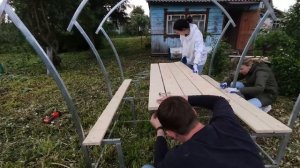 Беседка "Астра" от компании "Агросфера" сборка и обзор