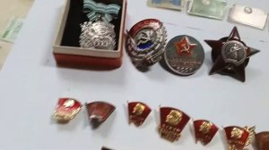 Медали, ордена, монеты, значки