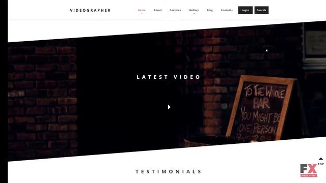 Videographer Drupal Template TMT | Free Template  Iggy Cahaya