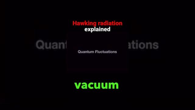 What is Hawking Radiation?