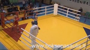 Dmitrij Bogdanovič vs. Januarijus Šerpenskas (50 kg). 2011 Lithuania junior championship.