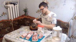 ЗАСОЛКА САЛА ПЕРЕД КОПЧЕНИЕМ