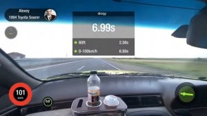 Toyota soarer 3 UZ разгон!
