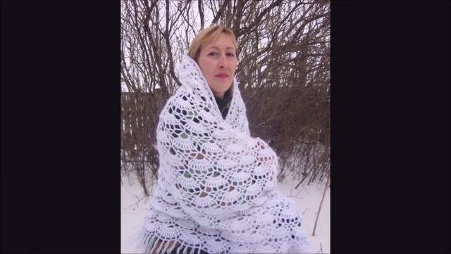 накину я на плечи шаль,схемы,фото.как связать шаль