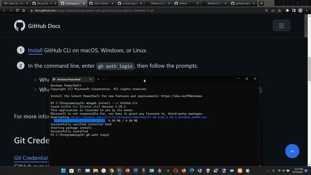 GitHub CLI - Authenticating with GitHub from Git. смотреть онлайн