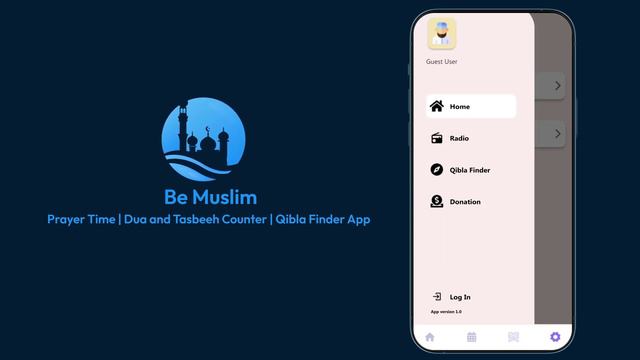 Be Muslim | Prayer Time | Dua and Tasbeeh Counter | Qibla Finder | Android & iOS | Flutter App