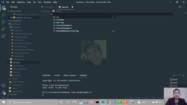 #39. Penelusuran Elemen di dalam Array Node.js