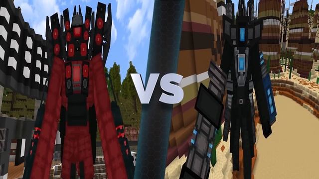 Skibidi Toilet Speaker Man VS The Alliance Camera Man [Minecraft PE] смотреть онлайн