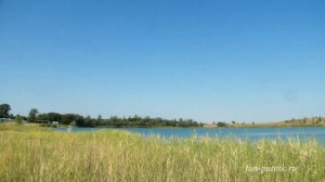 Голубое озеро в Самарском, Ростовская область