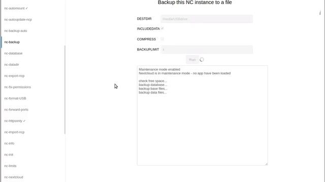 NextCloudPi how to backup using nc-backup in ncp-web смотреть онлайн