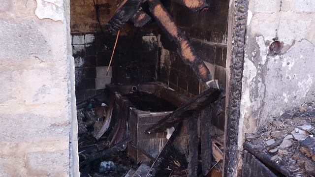 Пожар в Привольной в одном из частных домовладений