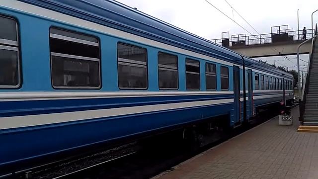 Дизель-поезд "Орша-Могилев" отправляется от станции Орша-Центральная. 27.06.2021. смотреть онлайн
