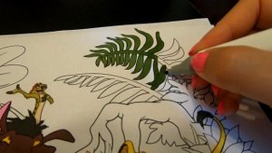 КОРОЛЬ ЛЕВ // Рисуем классными маркерами TOUCH FIVE