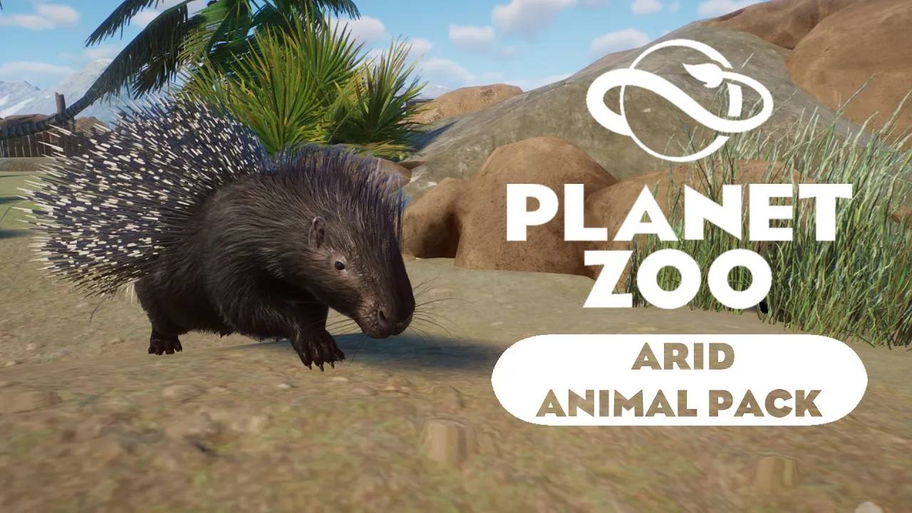 Planet Zoo: Arid Animal Pack - Хохлатый дикобраз