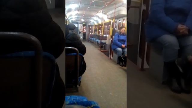 Новогодний трамвай маршрут 6 борт 30462(2) смотреть онлайн