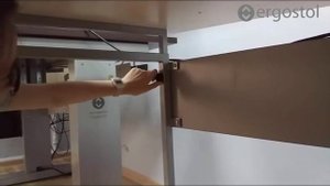 Регулируемый стол Ergostol Smart. Инструкция по регулировке высоты