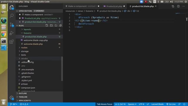 Laravel livewire tutorial #14 pagination