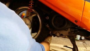 Замена задних тормозных колодок HORS MOTORS 056