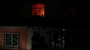 Тушение пожара в двухэтажном жилом доме в Хосте, 17.03.2018 г.