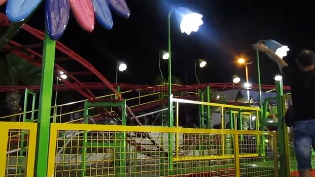 Кипр-Айа Напа- Луна парк- Колесо обозрения-очень страшно!!! Детские атракционы смотреть онлайн