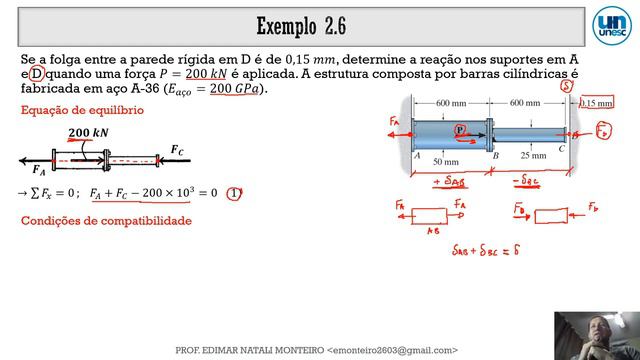 Carregamento axial: exemplo 2.6 смотреть онлайн