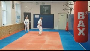 Ката на оранжевый пояс. Ката на зеленый пояс. Сдача на 6 кю. Мой папа