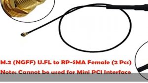 WiFi Antenna 8dBi Omni RP-SMA Male 2.4Ghz 5.8Ghz Dual Band + 20cm U.FL IPEX MHF4 to RP SMA Female E