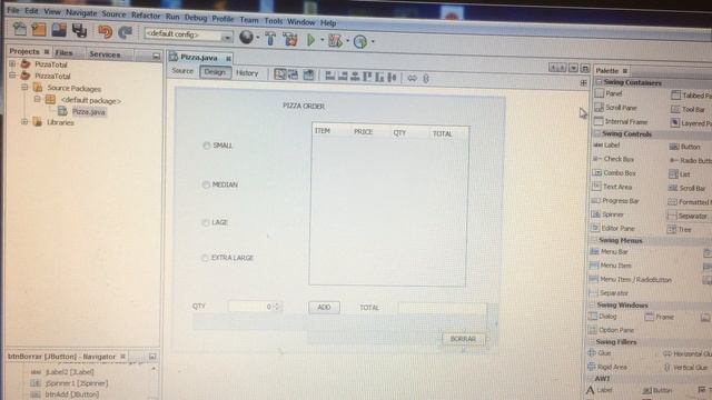 Pizza order java netbeans смотреть онлайн