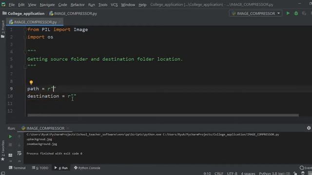 Image Compressor Python