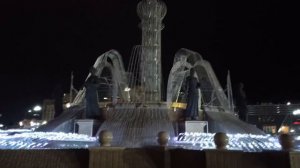 Фонтан "Россия", Ставрополь, март 2020. Зимний режим.