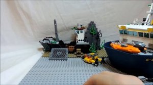 Обзор LEGO City 60095 корабль исследователей морских глубин