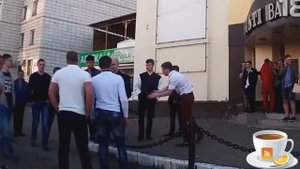 Реальная Драка возле бара