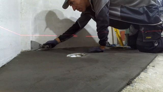 Душевая без поддона. За один день уклоны и гидроизоляция. смотреть онлайн