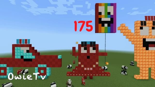 Numberblocks Minecraft -COUNTING BY 25 | Learn to Count | Skip Counting by 25 | Math Counting Song смотреть онлайн