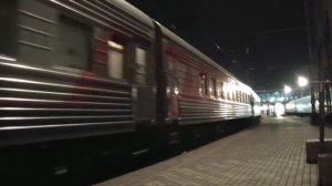 Отправление ЭП1М-711 с поездом №349 Анапа — Москва